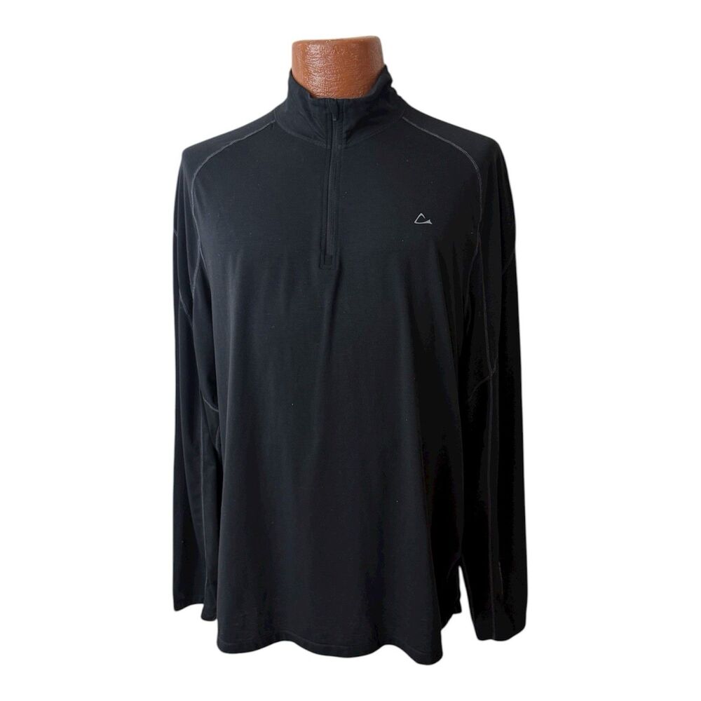 Paradox Mens Merino Blend‎ 1/4 Zip Performance Base Layer Shirt/Top Size XL